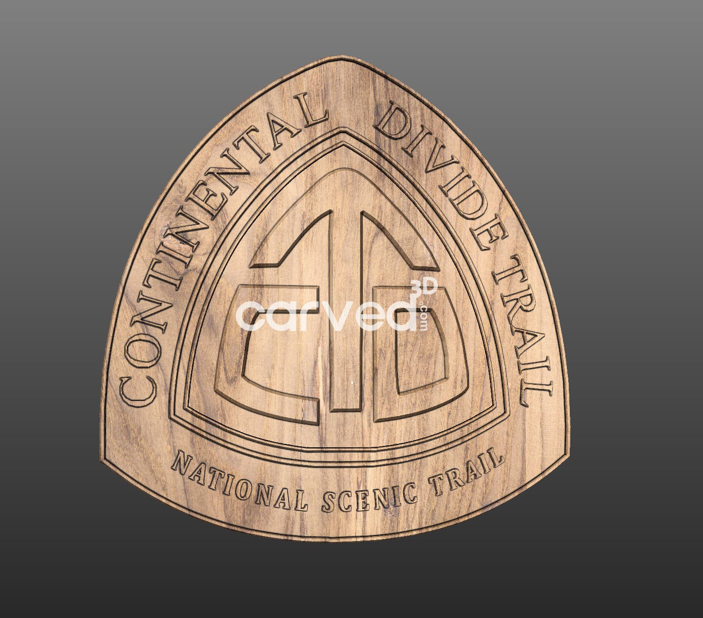 Continental Divide Trail topographical 3D STL High Quality HD model