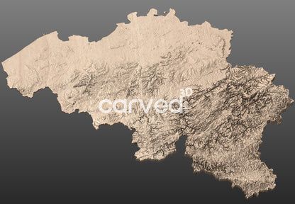 Belarus | CNC Topographical 3D model High Quality HD STL