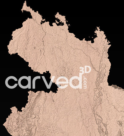 Bangladesh | CNC Topographical 3D model High Quality HD STL