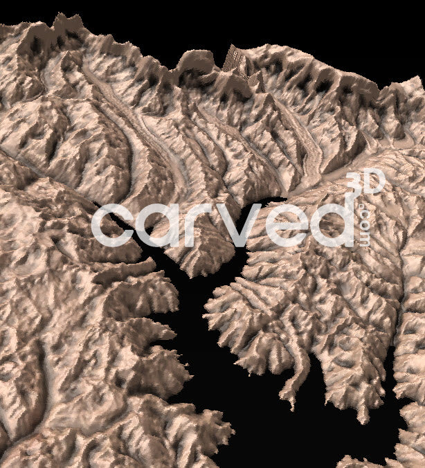 Bhutan | CNC Topographical 3D model High Quality HD STL