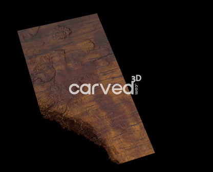 Alberta, CA | CNC Topographical 3D model High Quality HD STL