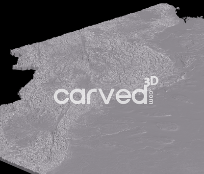 +Canada + Provinces (PACK)| CNC Topographical 3D model High Quality HD STL