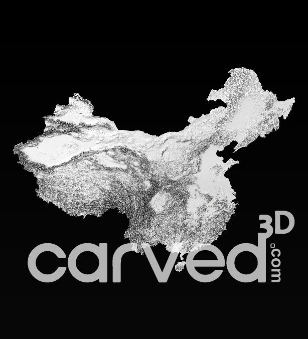 China topographical 3D STL High Quality HD model