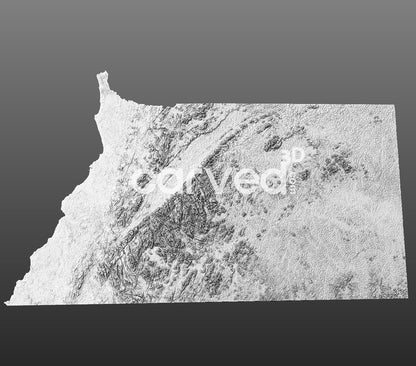 Equatorial Guinea topographical 3D STL High Quality HD model