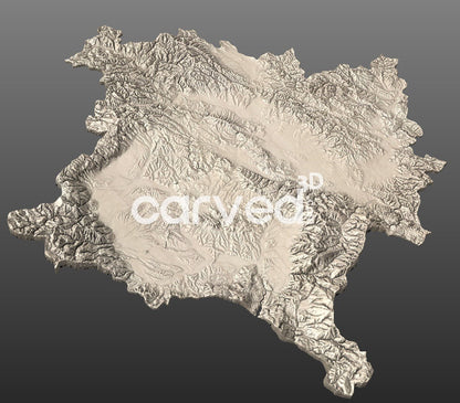 Kosovo 3D STL High Quality HD model