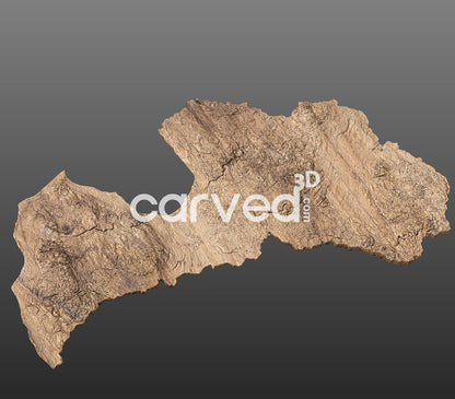 Latvia topographical 3D STL High Quality HD model