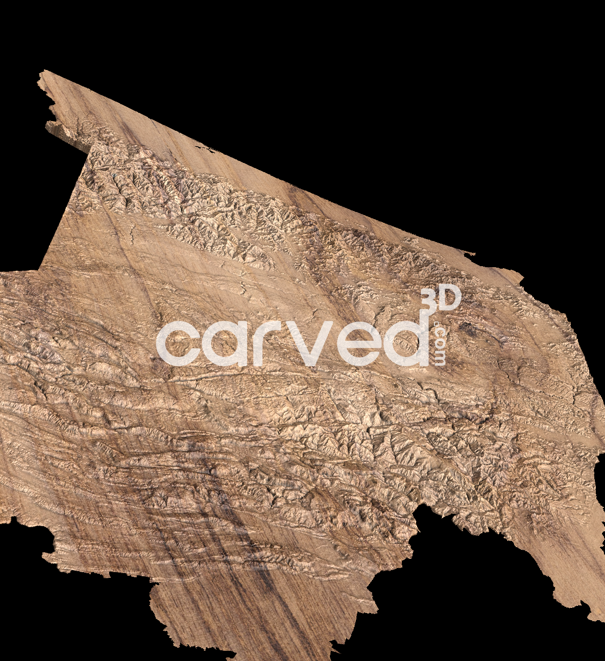 Chiapas, MX | CNC Topographical 3D model High Quality HD STL