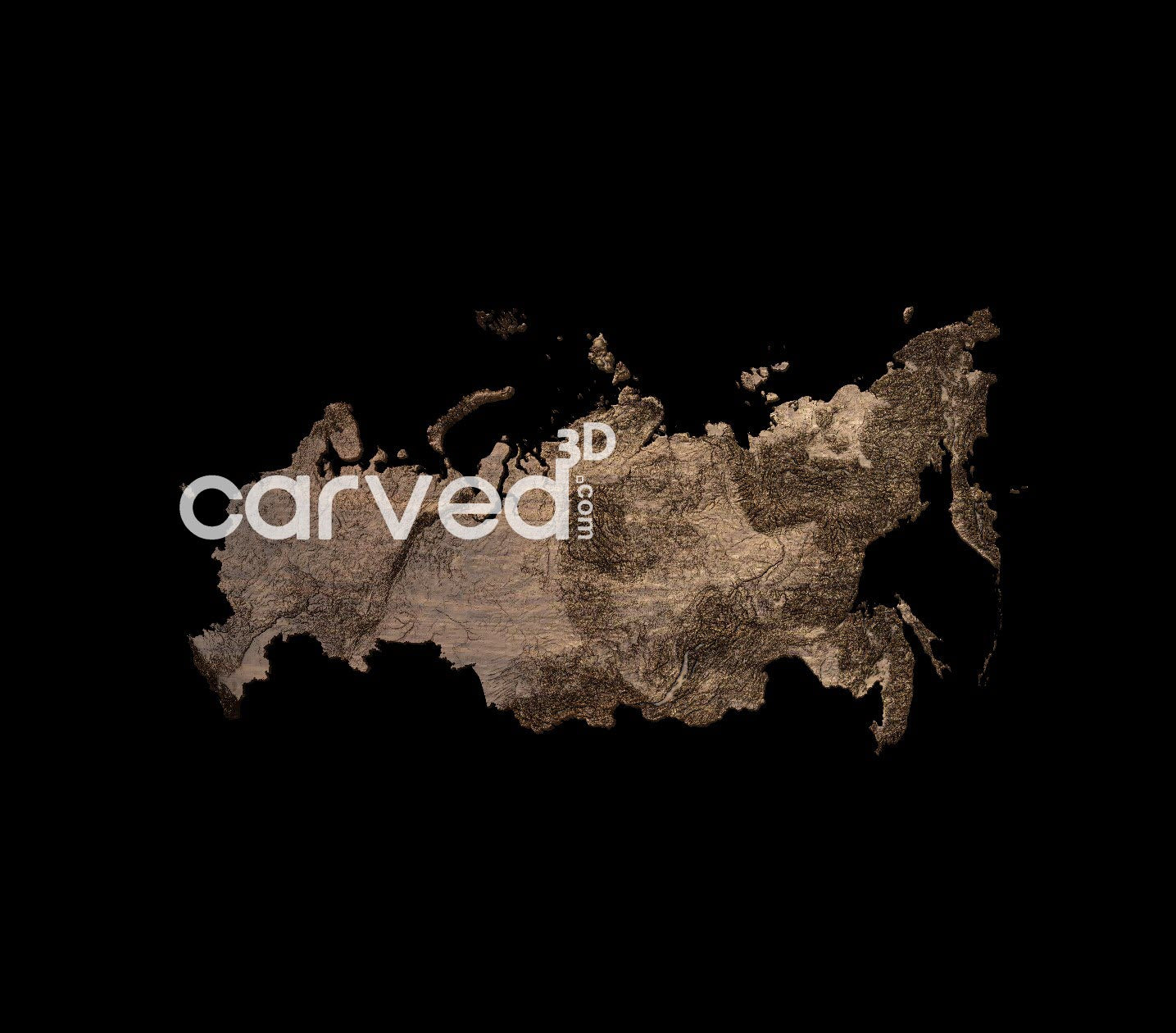 Russia | CNC topographical 3D STL High Quality HD model