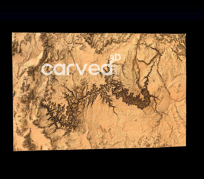 Grand Canyon topographical 3D STL High Quality HD model