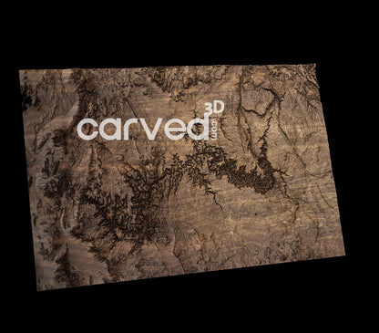 Grand Canyon topographical 3D STL High Quality HD model