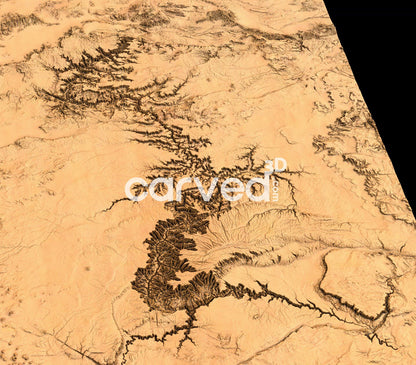 Grand Canyon topographical 3D STL High Quality HD model