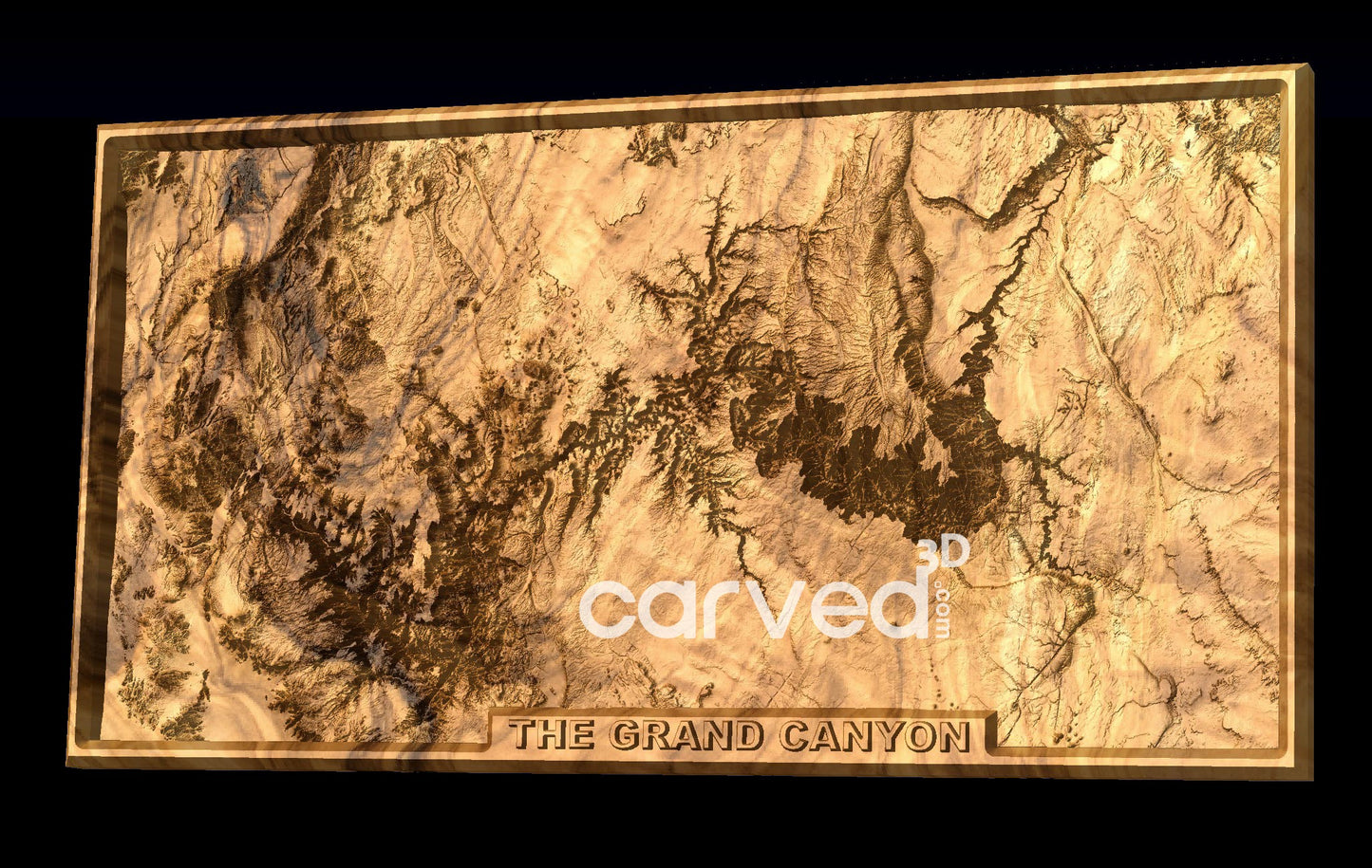 Grand Canyon topographical 3D STL High Quality HD model