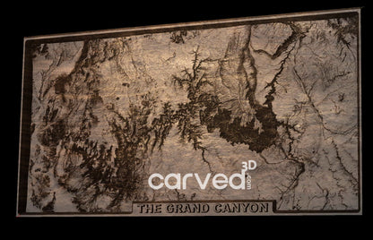 Grand Canyon topographical 3D STL High Quality HD model