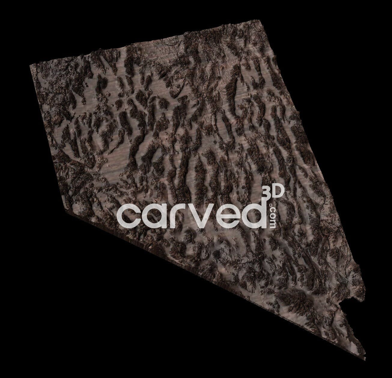 Nevada USA topographical 3D STL High Quality HD model