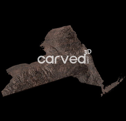 New York USA topographical 3D STL High Quality HD model