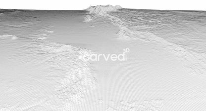 Texas, USA | CNC 3D Map STL High Quality topographical HD model