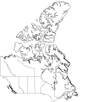 +Canada + Provinces (PACK)| CNC Topographical 3D model High Quality HD STL